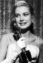 Grace Kelly met haar Oscar